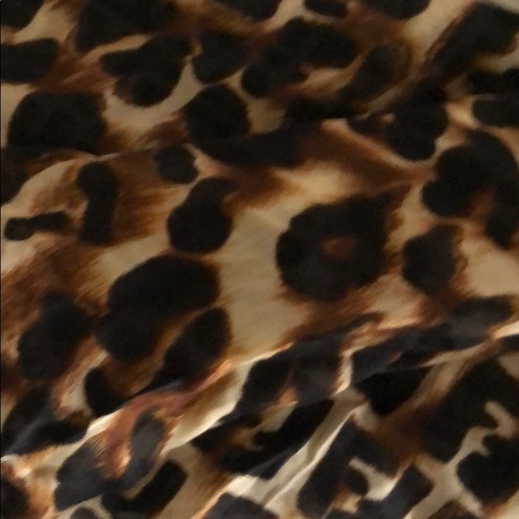 Fendi logo/leopard print scarf - Picture 3 of 4